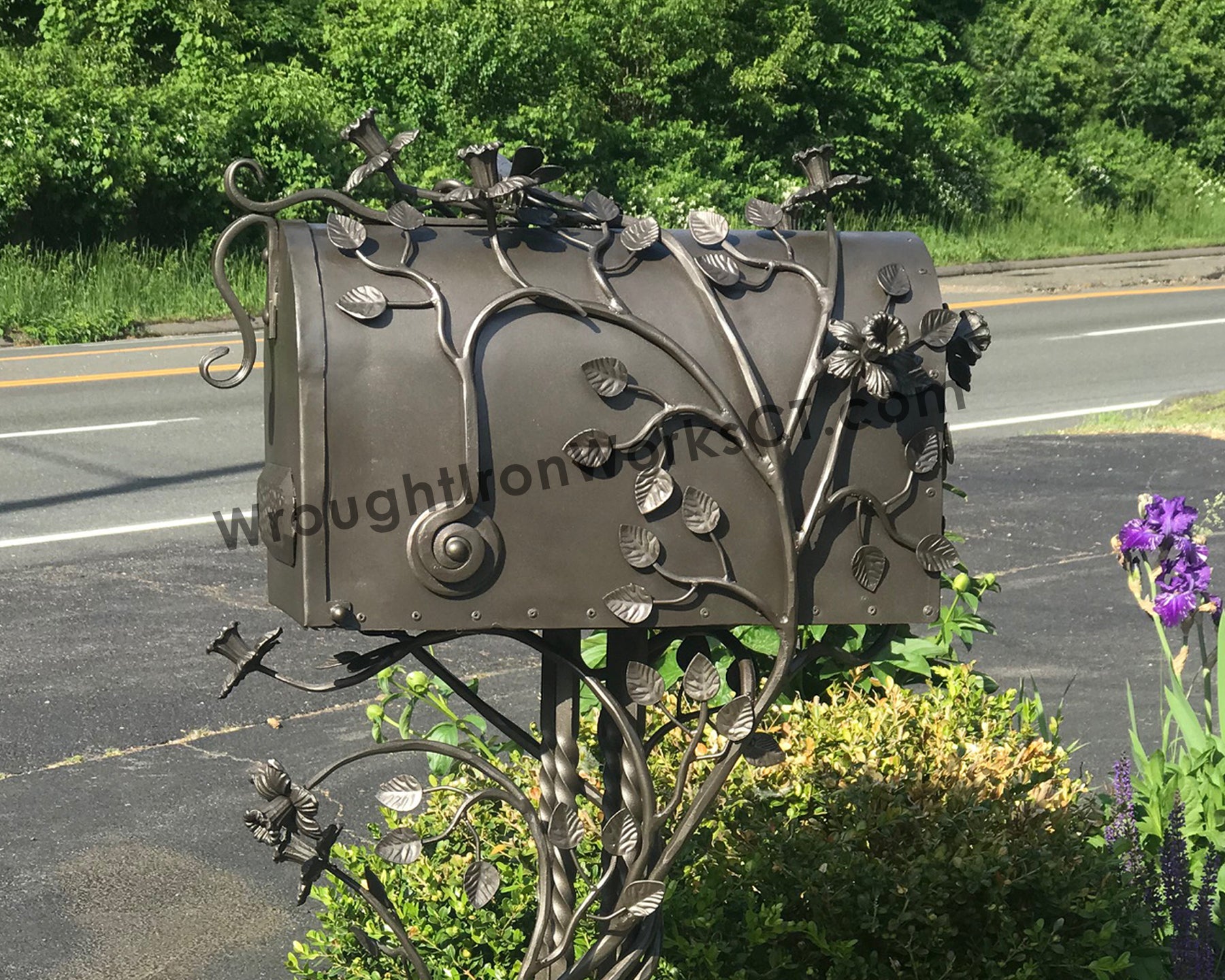 Secure Iron Mailboxes Wrought Iron Pedestal Mailbox – Wrought Iron Works